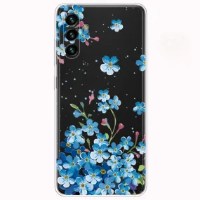 Deco Samsung Galaxy A13 5G case - Blue Flowers