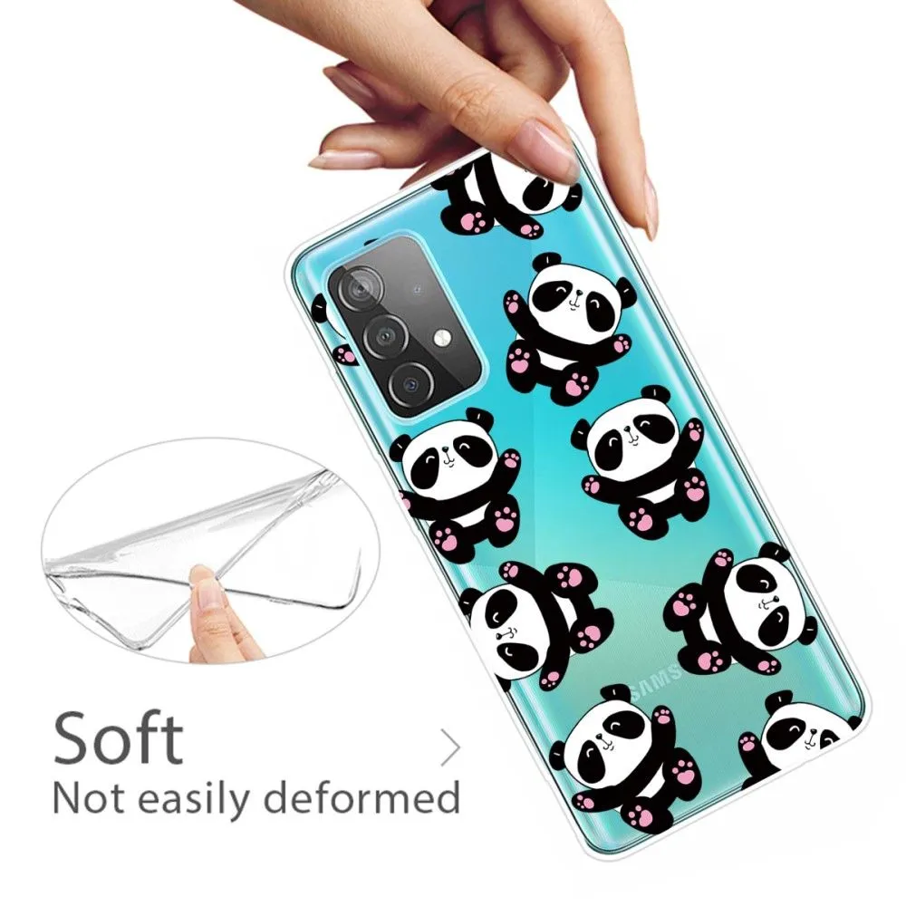 Deco Samsung Galaxy A73 case - Pandas