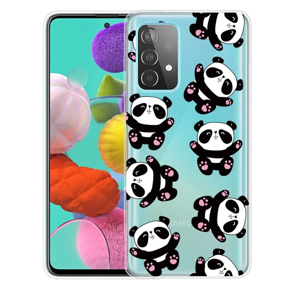 Deco Samsung Galaxy A73 case - Pandas