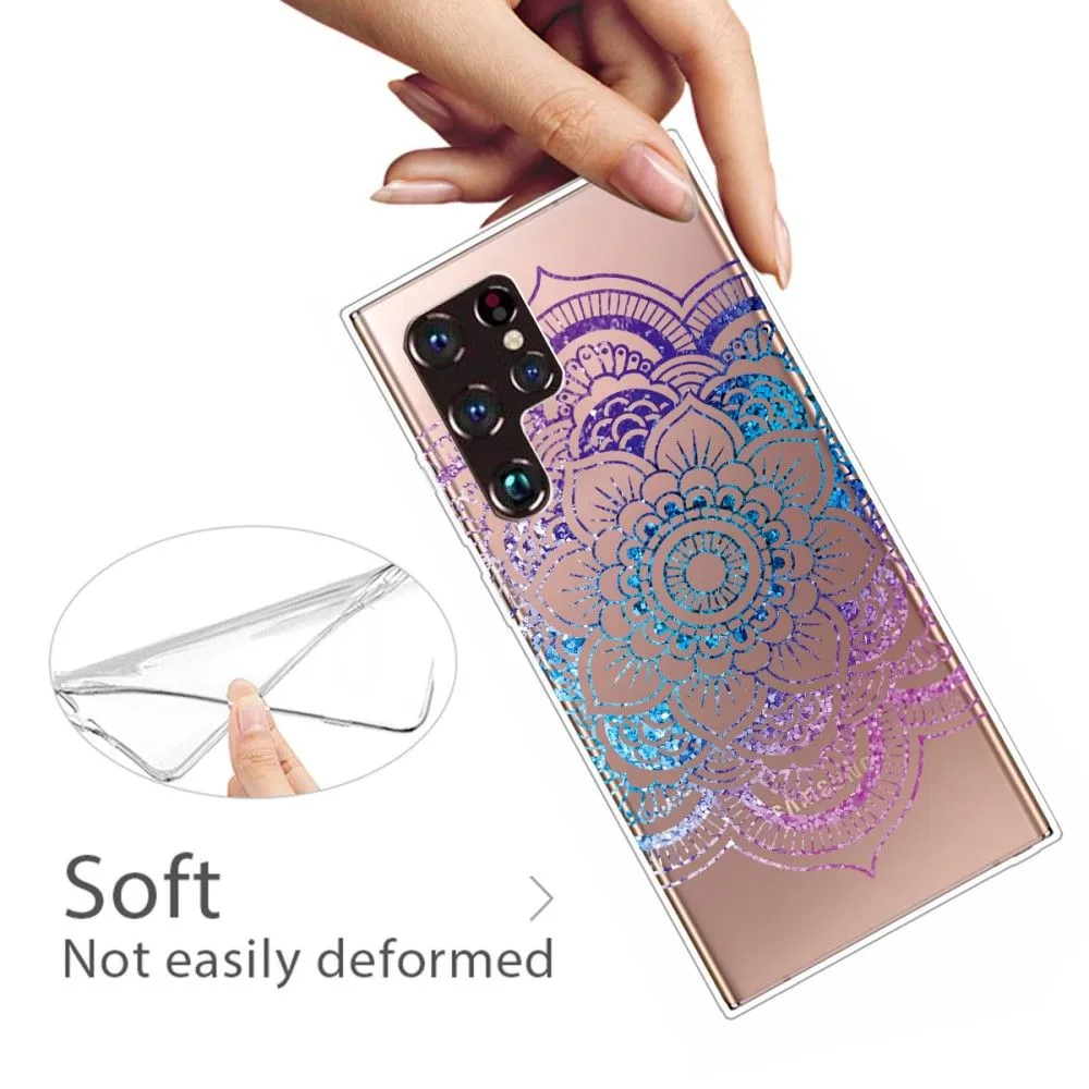 Deco Samsung Galaxy S22 Ultra case - Flower Mandala