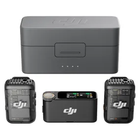 DJI Mic 2 (2 TX   1 RX   Charging Case), All-in-one Wireless Microphone.