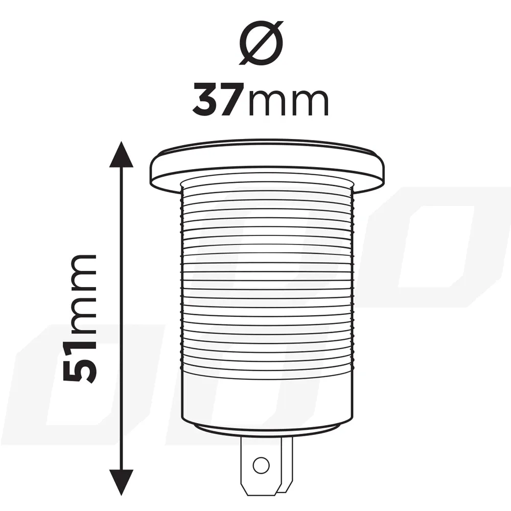 Double Port USB Charger 12/24V