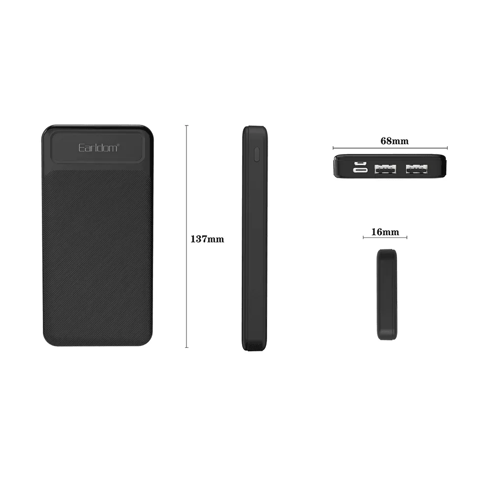 Earldom 10000mAh High Capacity Power Bank ET-PB56