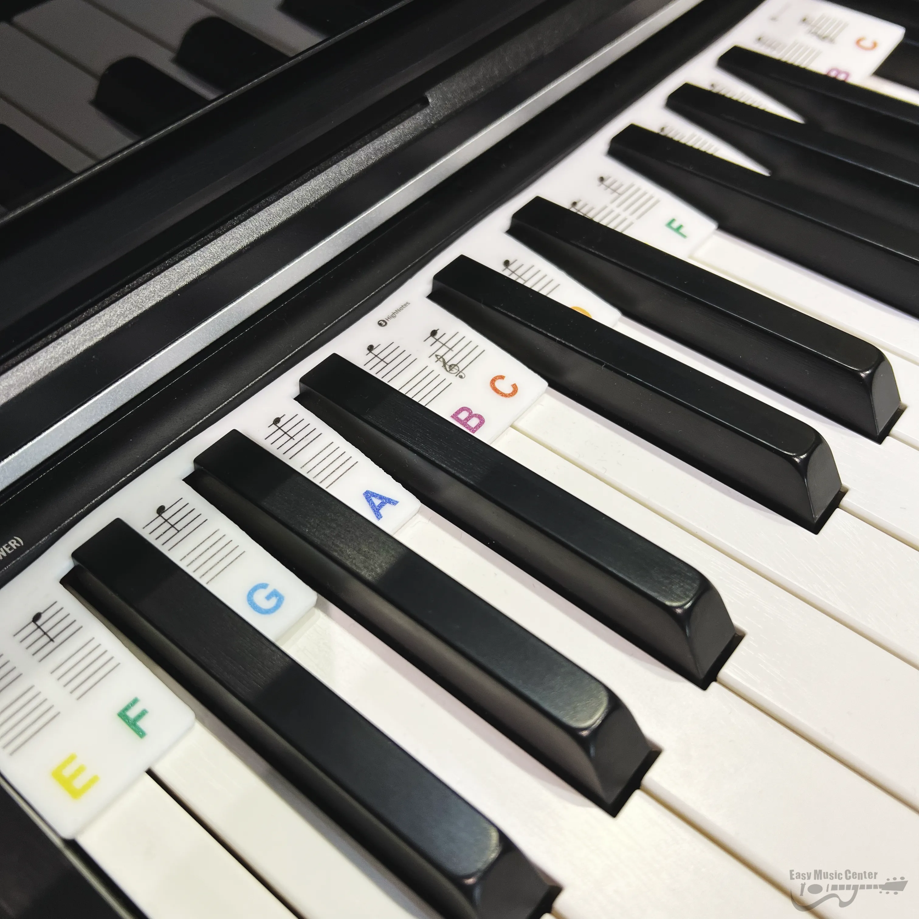 EMC KEY-LABEL-61 61-key Silicone Piano Keyboard Note Labels