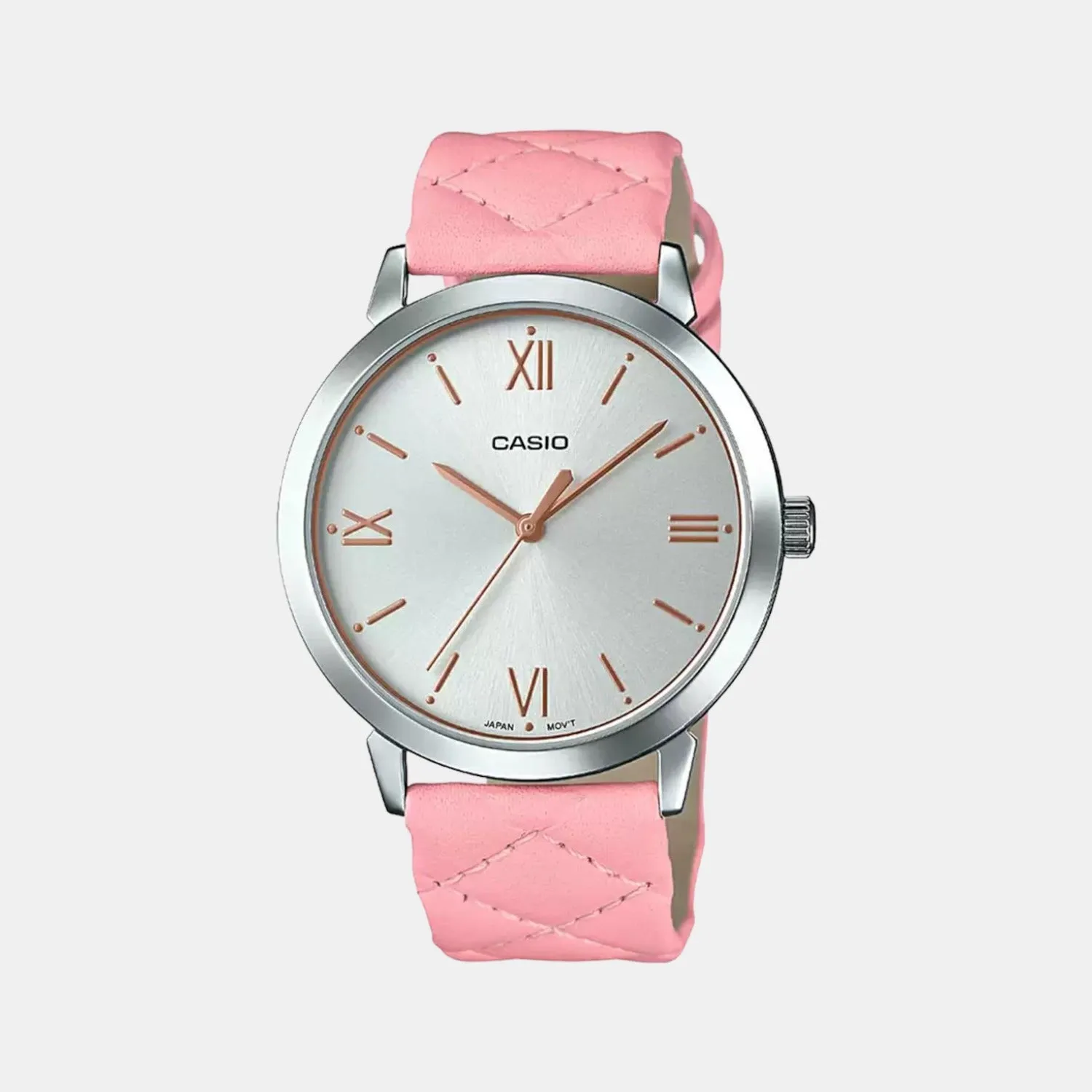 Enticer Women's Analog Leather Watch A1483 - LTP-E153L-4ADF