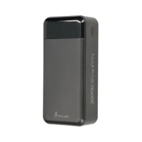 Extralink Powerbank Epb-124 30000Mah Black Power Bank, Fast Charging, Usb-C