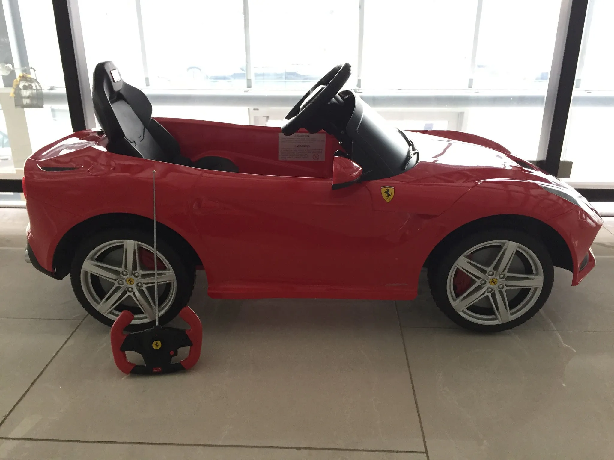 Ferrari F12 Berlinetta Electric Power Wheels Toy Car 12V - Red