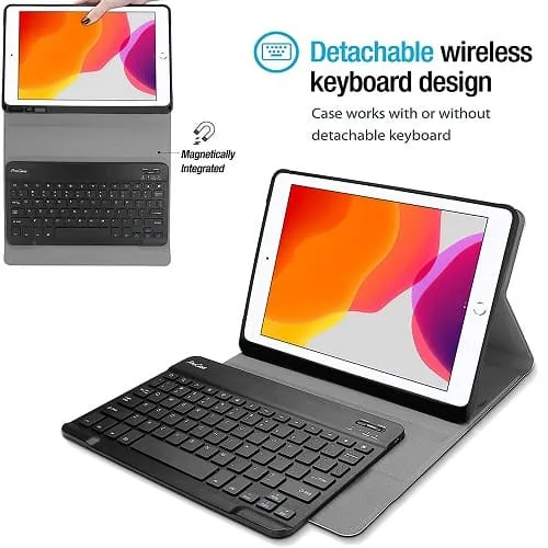 For Apple iPad Air 4 10.9" 2020 Wireless Bluetooth Keyboard Case, Folio Leather Smart Stand Cover