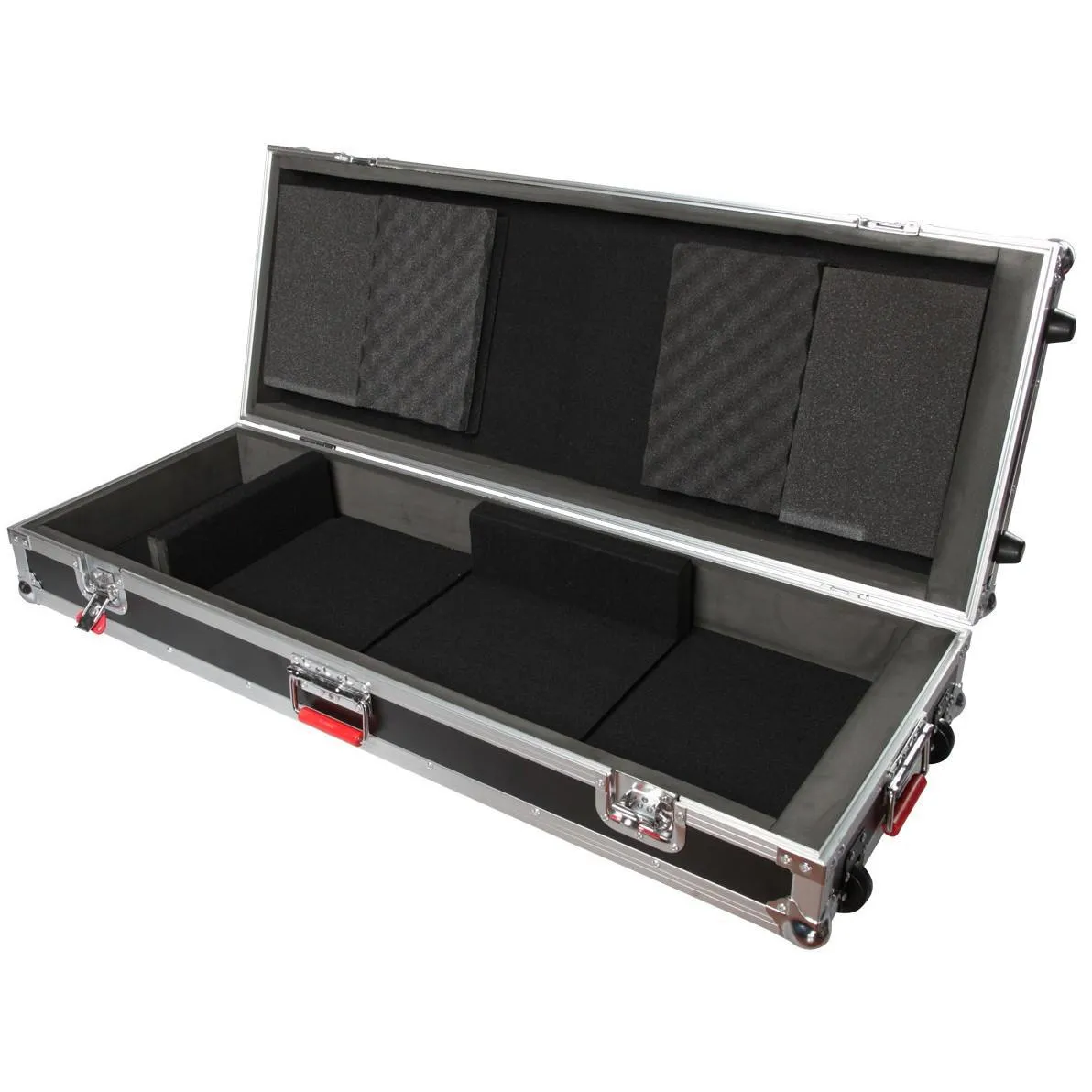 Gator G-TOUR-88V2XL ATA Wood Pro Keyboard Case with Wheels