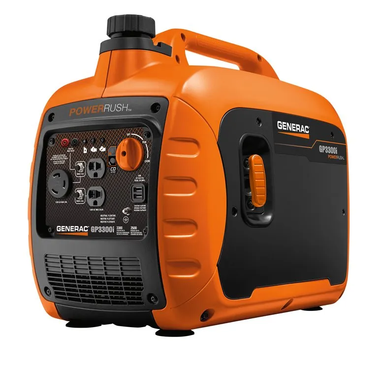 Generac Portable Inverter Generator GP3300i | With COsense | 50ST