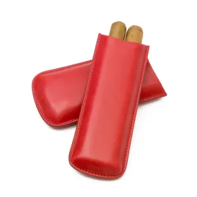 Genuine Leather 2-Finger Cigar Case | TF300