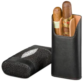 Genuine Leather Cigar Case