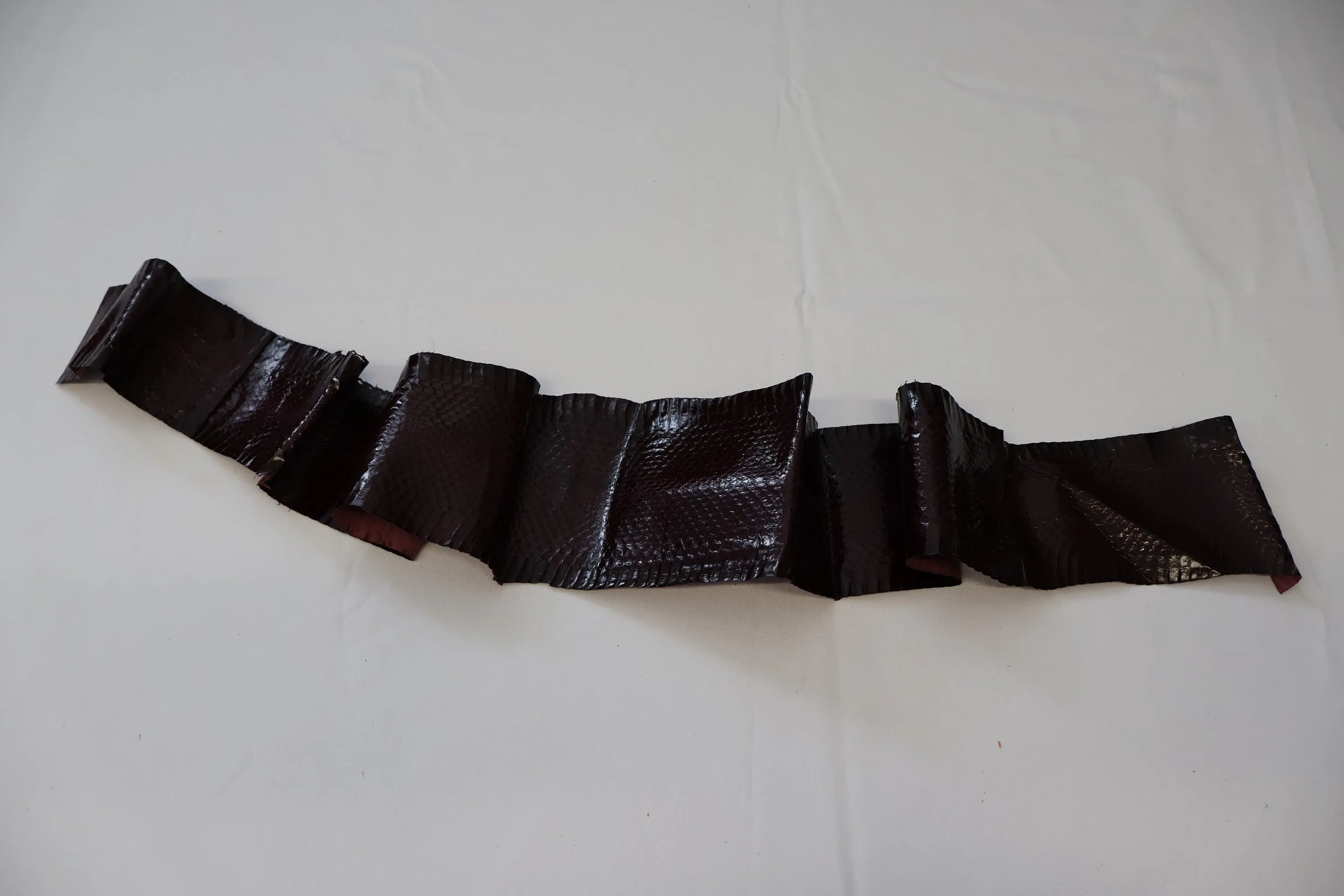 Genuine snakeskins. Real snake leather hide, thin and glossy, thickness 0,3mm(1 oz)