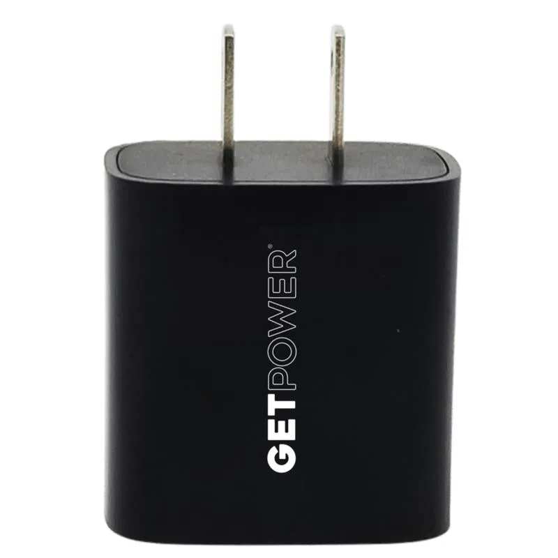 GetPower Black USB PD Charger For Universal