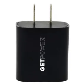 GetPower Black USB PD Charger For Universal