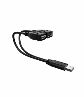 High-Speed USB Splitter 1 Male to 2 Female, 40cm Cable