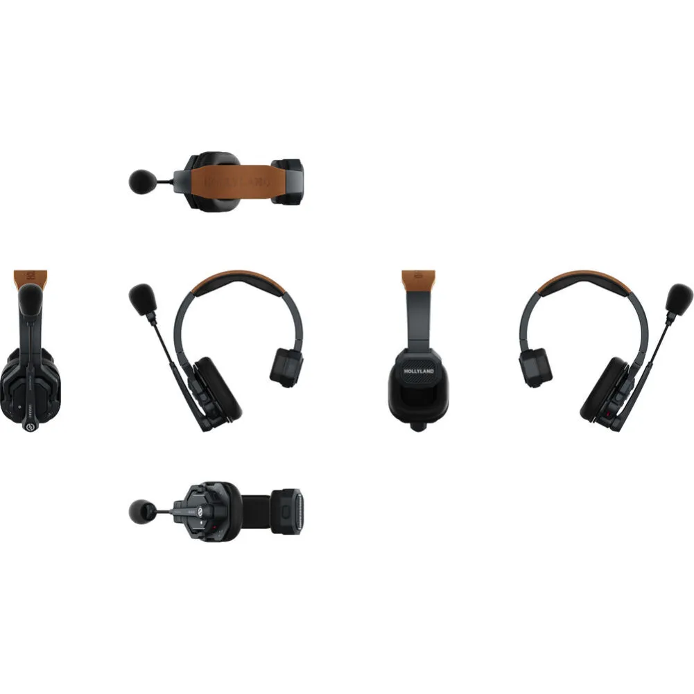 Hollyland Solidcom SE Global 4S 4-Person Full-Duplex Single-Ear Noise-Canceling Headset Intercom System