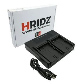 Hridz EN-EL15 Dual Battery Charger for Nikon Z8 Z7 Z6 D780 D500 D600 D750 D810 D850