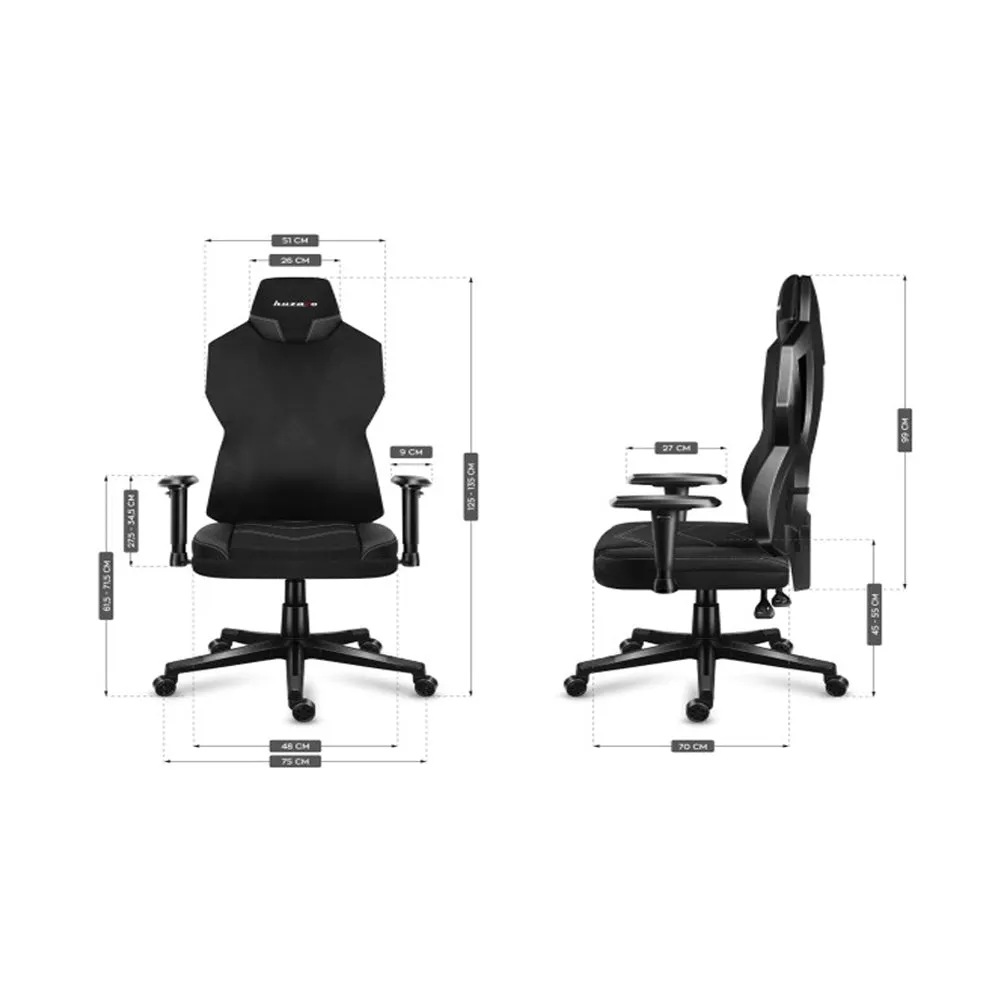 Huzaro Combat 6.2 RGB Gaming Chair Black