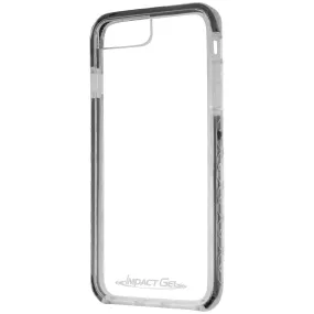 Impact Gel Crusader Lite Series Gel Case for iPhone 8 Plus/7 Plus - Clear/Black