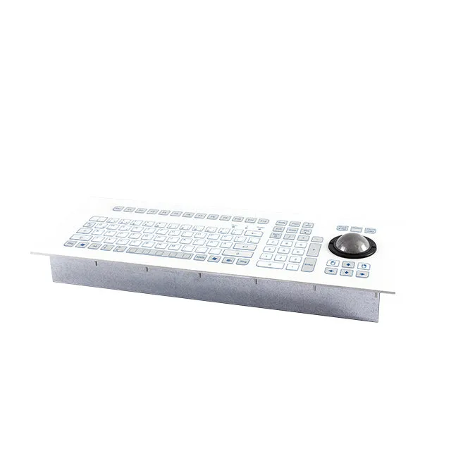 InduKey TKS-105c-TB50oF80-MODUL Keyboard with Integrated IP68 Trackball