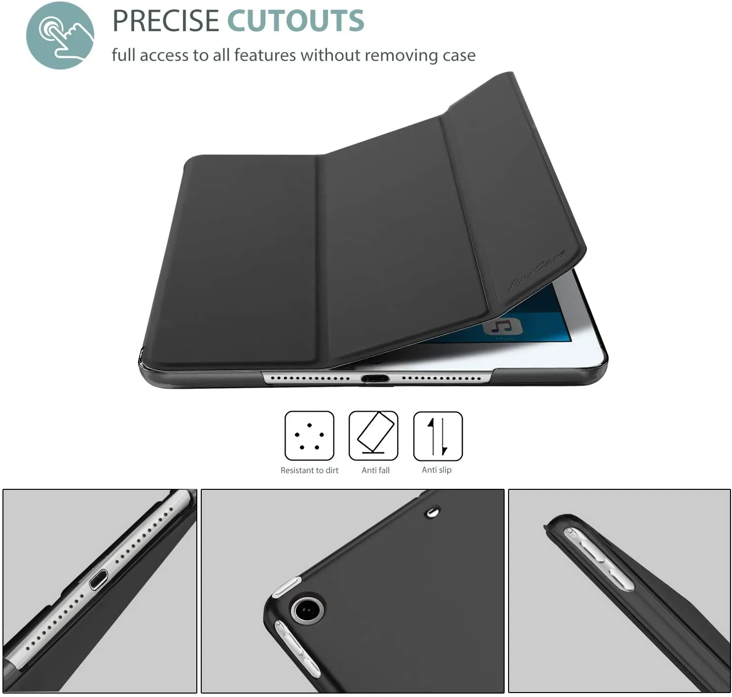 iPad Air 1st Gen 2013 (A1474/ A1475/ A1476) Slim Protective Case | ProCase