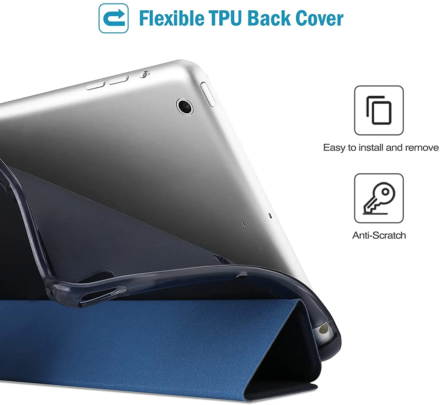 iPad Mini 1st Gen/ 2nd Gen/ 3rd Gen/ 4th Gen/ 5th Gen 7.9" Slim Case with Soft TPU Back | ProCase