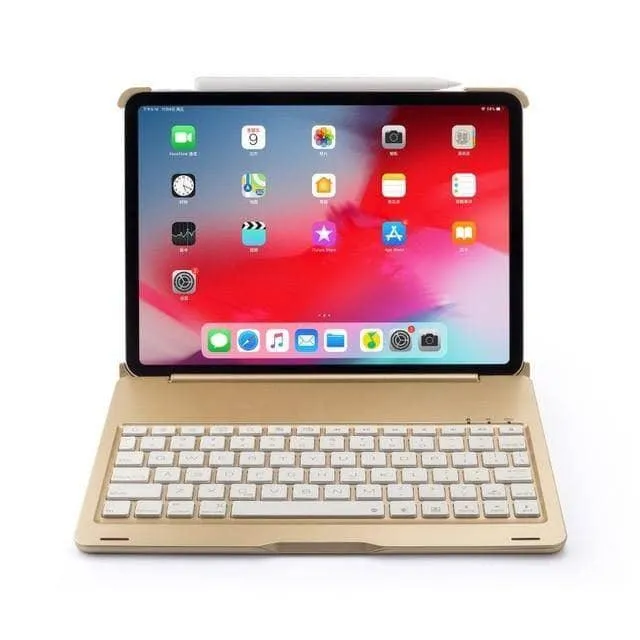 iPad Pro 11 2018 360 Bluetooth Wireless Backlit Keyboard Case A1980