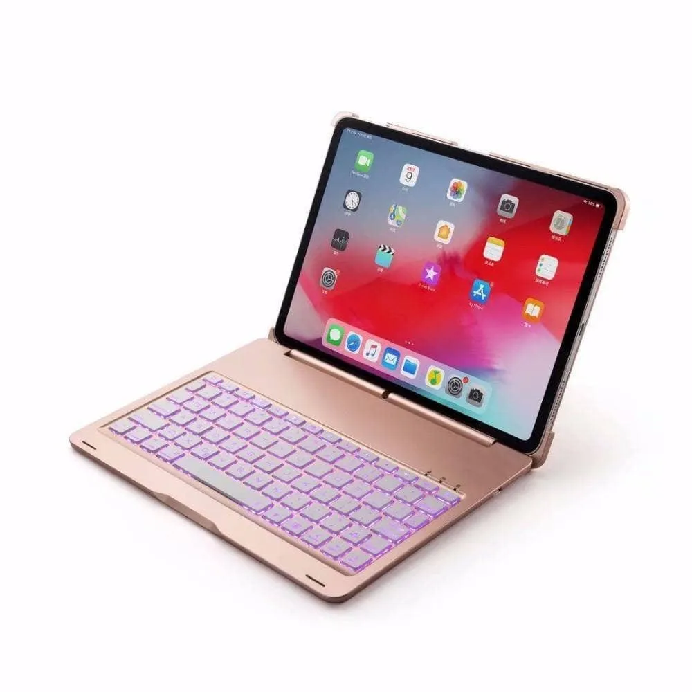 iPad Pro 11 2018 360 Bluetooth Wireless Backlit Keyboard Case A1980