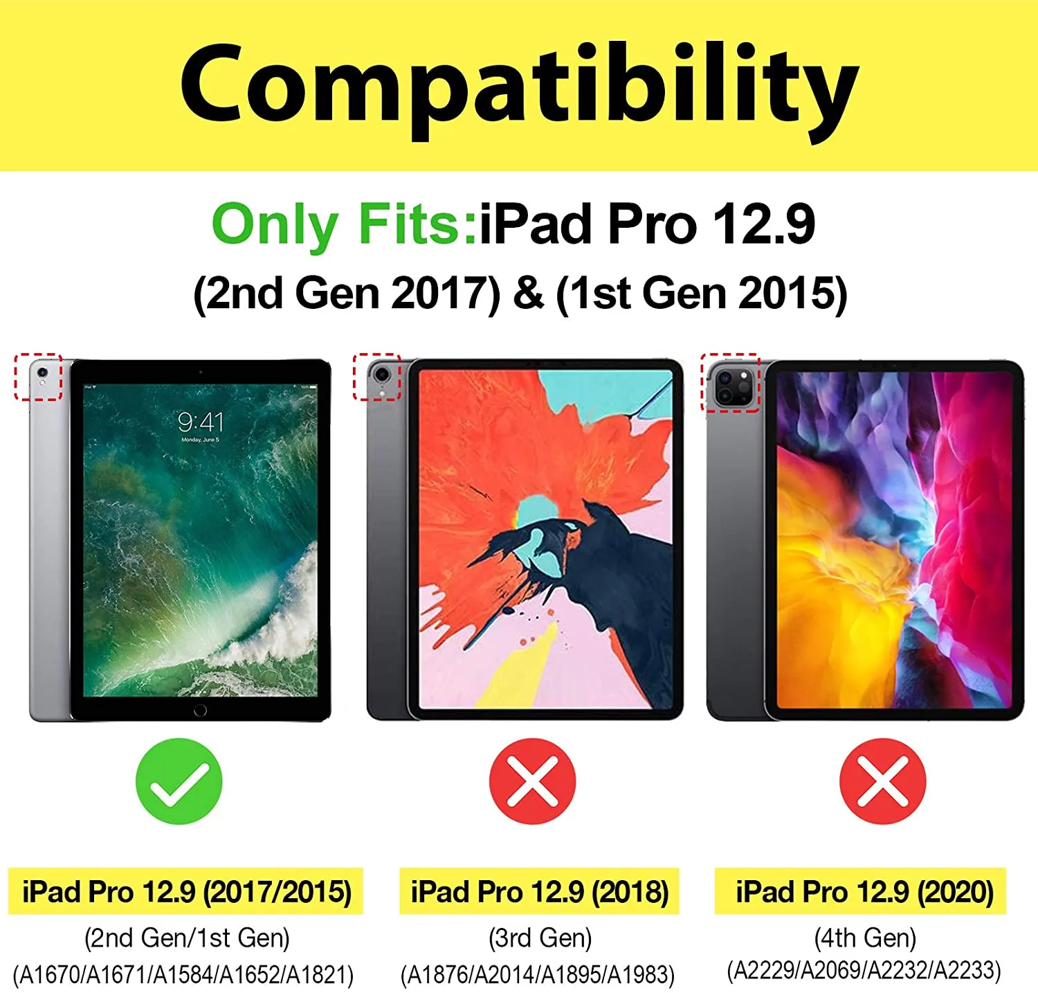 iPad Pro 12.9" 1st Gen /2nd Gen Slim Protective Case | ProCase