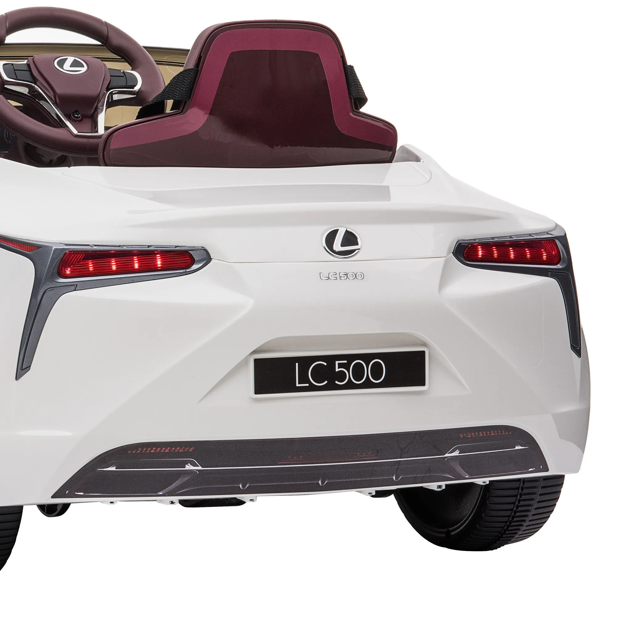 Kahuna Licensed Lexus Lc 500 Kids Electric Ride On Car - White