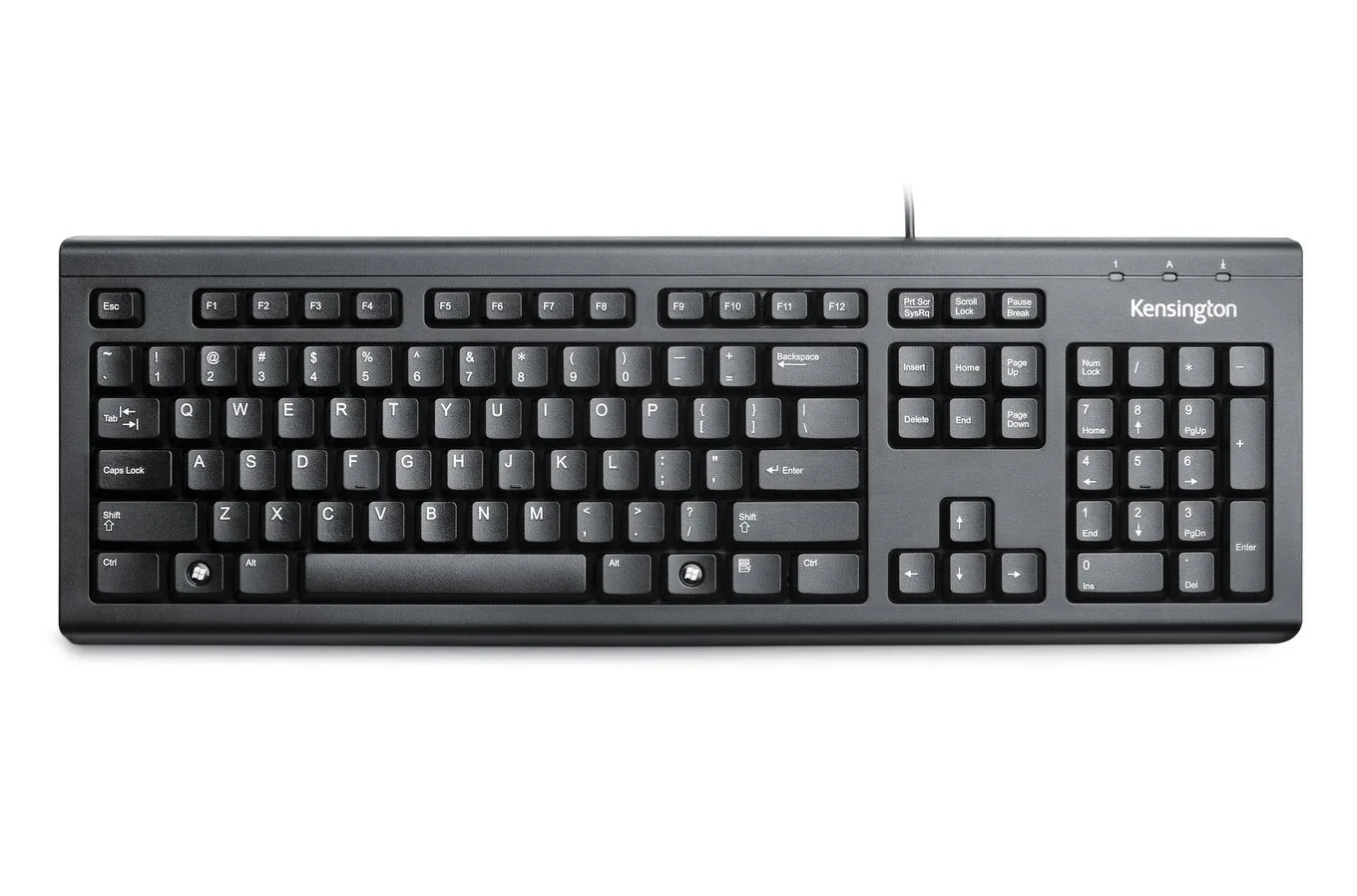 Kensington Valukeyboard In Black With Usb Connection - Uk Layout