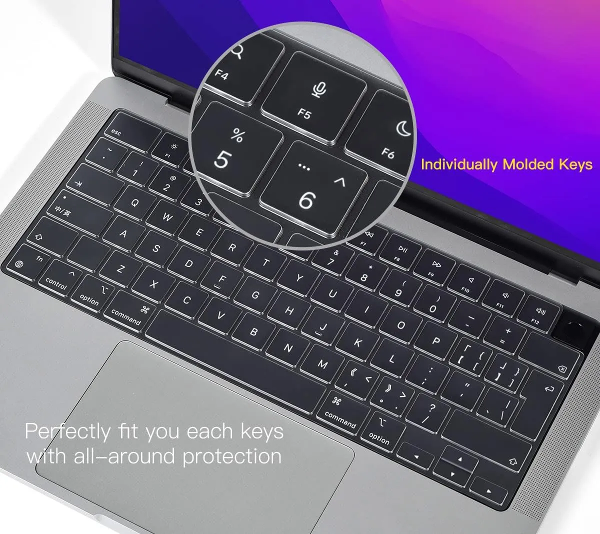 Keyboard Protector for MacBook Air 15", M3 (2024)/ M2 (2023-2022) - EU Layout