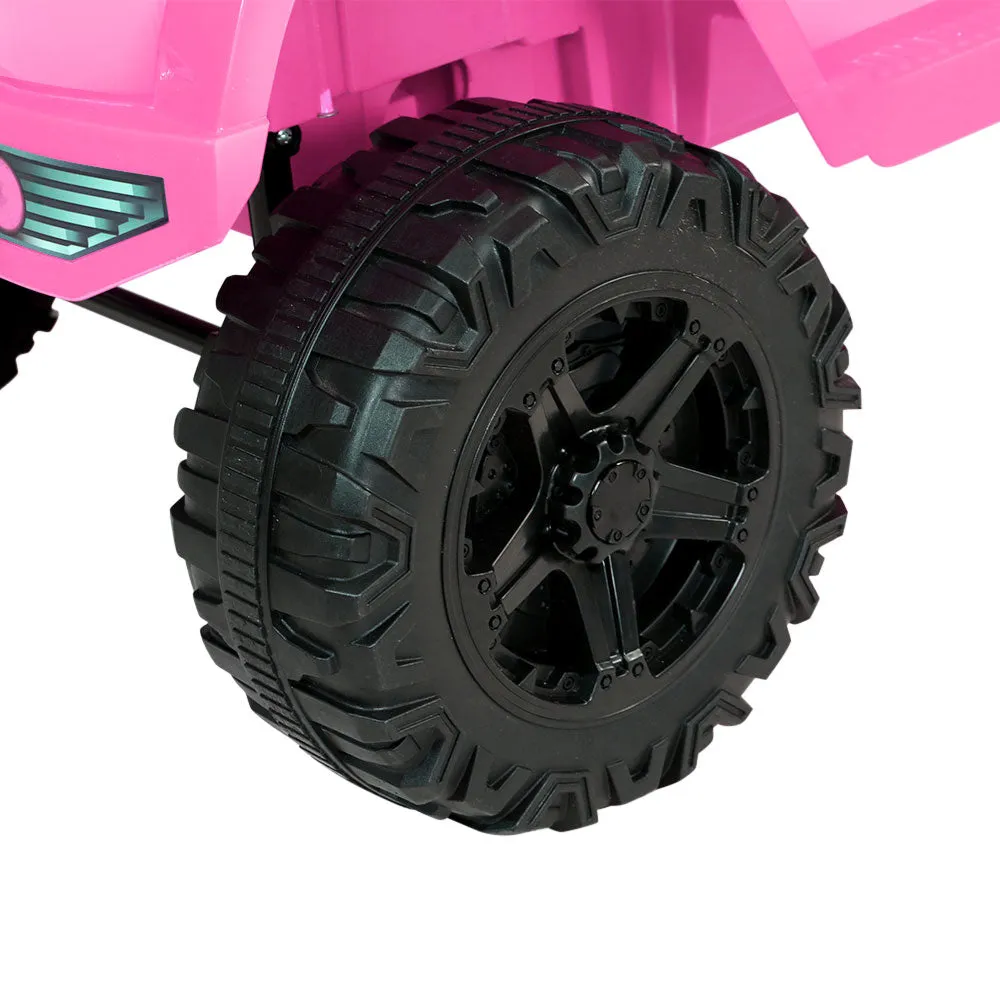 Kids Ride on Car Electric 12V Car Toys Jeep Battery Remote Control - Pink