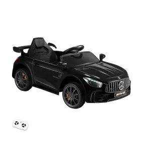 Kids Ride On Car Mercedes-Benz AMG GTR Licensed Remote Electric Toy Gift 12V Black