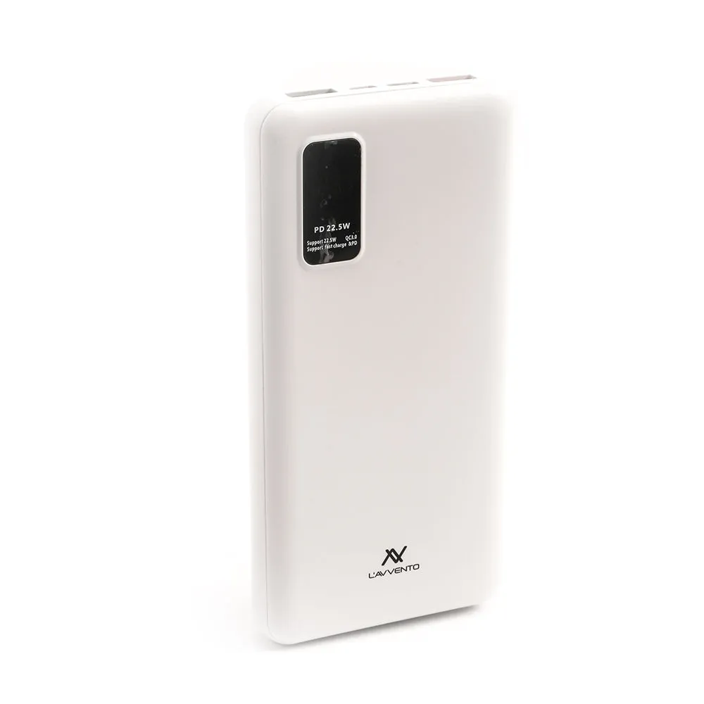 L'avvento 10,000 MAh Power Bank, Fast Charge White