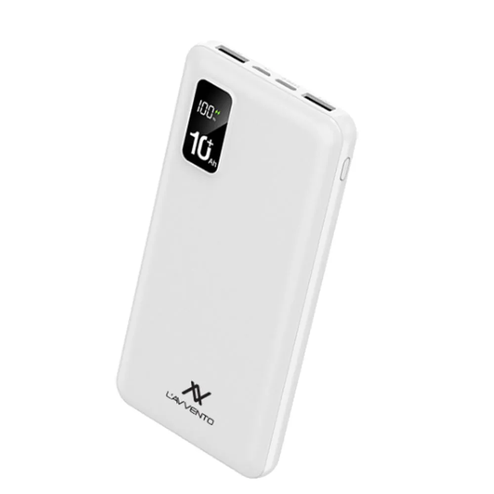 L'avvento 10,000 MAh Power Bank, Fast Charge White