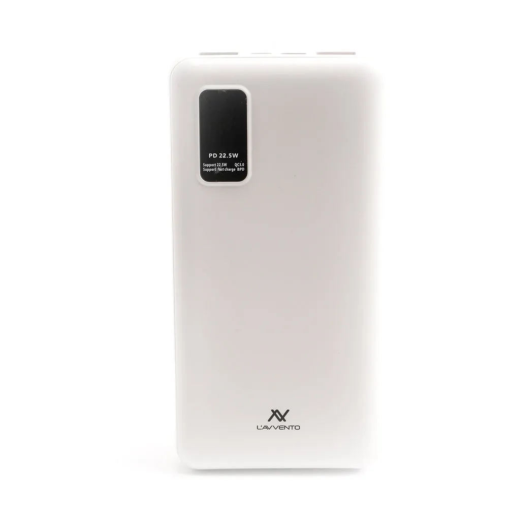 L'avvento 10,000 MAh Power Bank, Fast Charge White