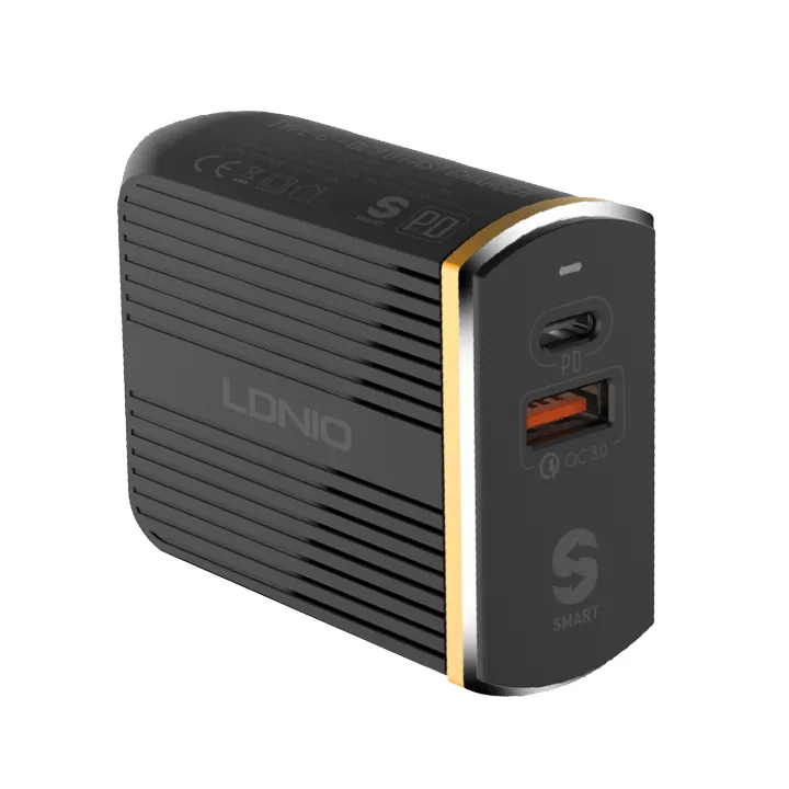 LDNIO 36W USB-C PD with USB QC 3.0 Charger