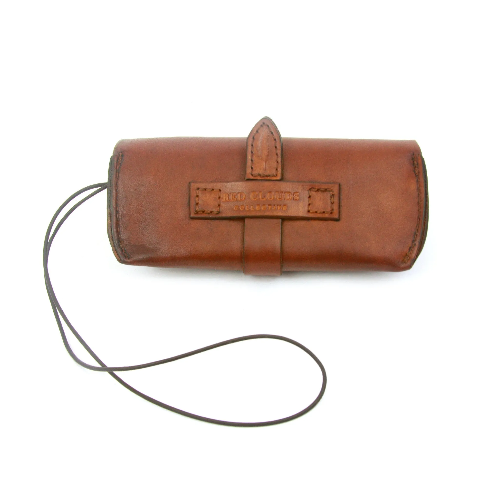 Leather Glasses Case - Saddle Tan