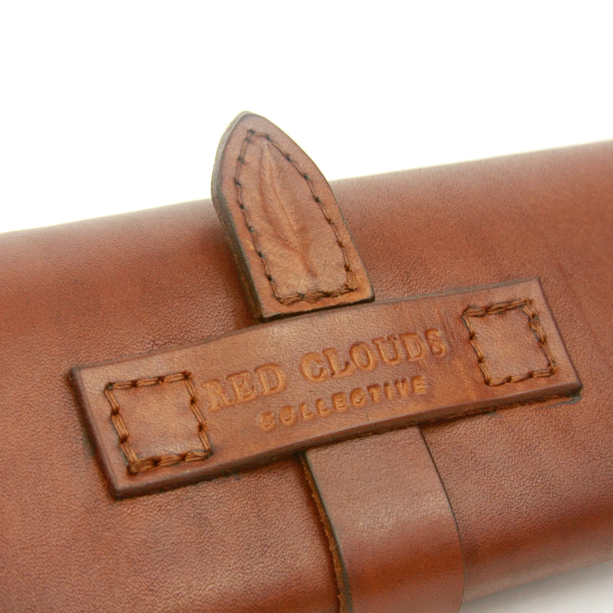 Leather Glasses Case - Saddle Tan