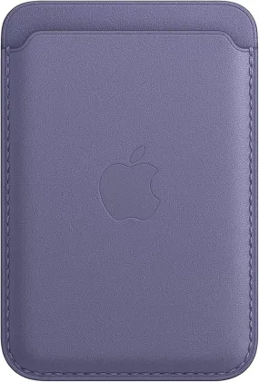 Leather Wallet For Apple MagSafe For iPhone Wisteria