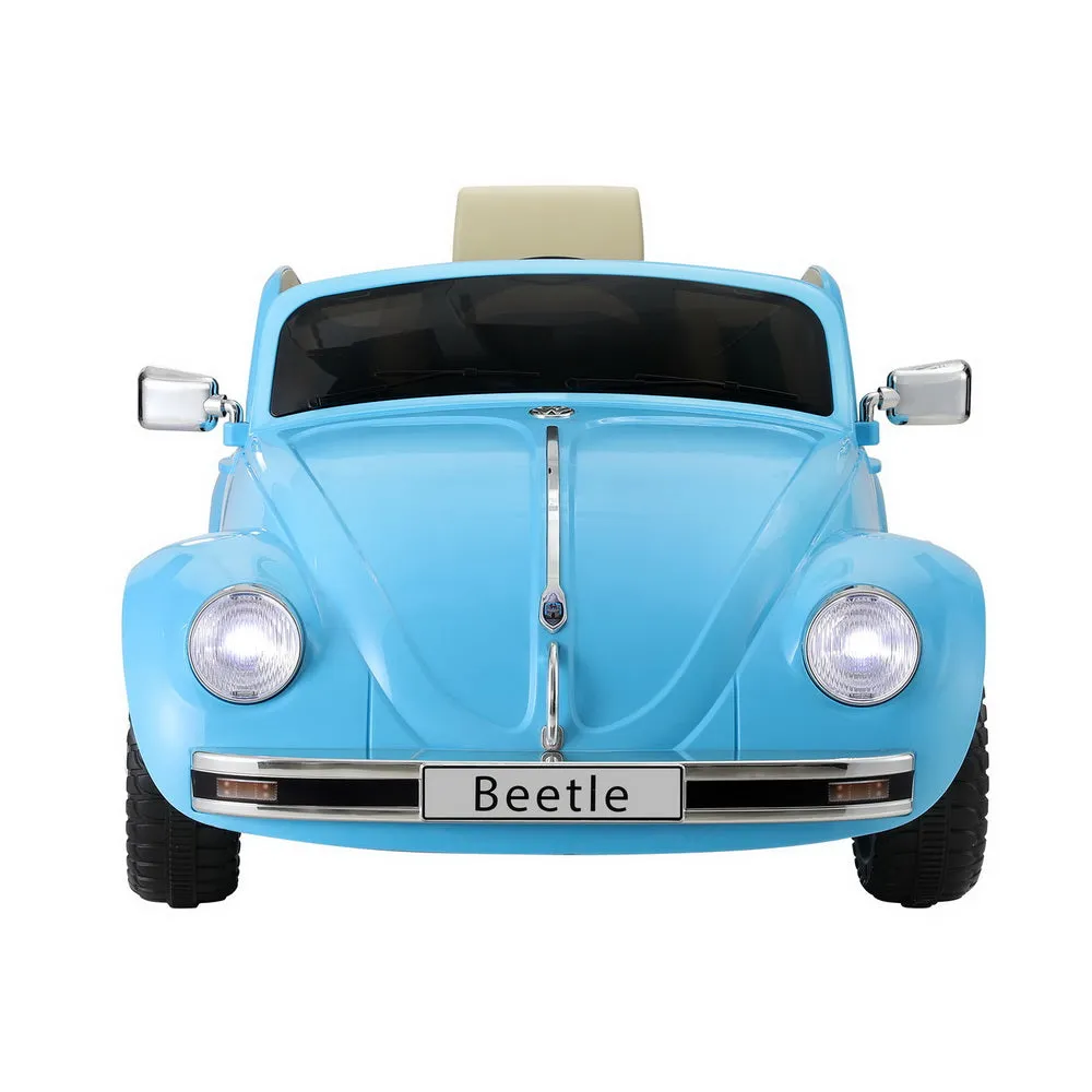 Licensed Volkswagen Beetle Kids Ride On Car, Remote Control, Blue