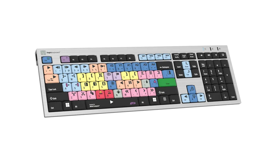 LogicKeyboard Avid Media Composer PC Slim Line US  LKBU-MCOM4-AJPU-US