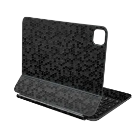 Magic Keyboard for iPad PRO 13” (M4, 2024) LUXURIA BLACK HONEYCOMB 3D TEXTURED Skin