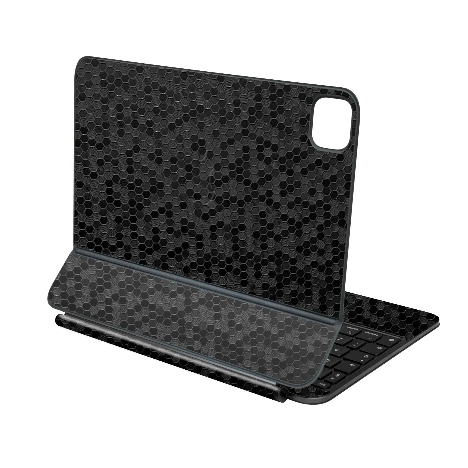 Magic Keyboard for iPad PRO 13” (M4, 2024) LUXURIA BLACK HONEYCOMB 3D TEXTURED Skin