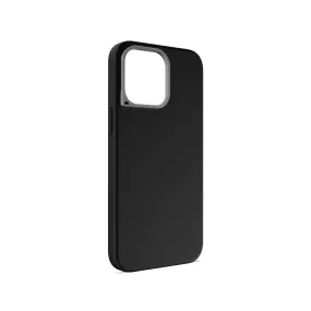 MagSafe® Compatible Black Silicone Phone Case - Minimalist