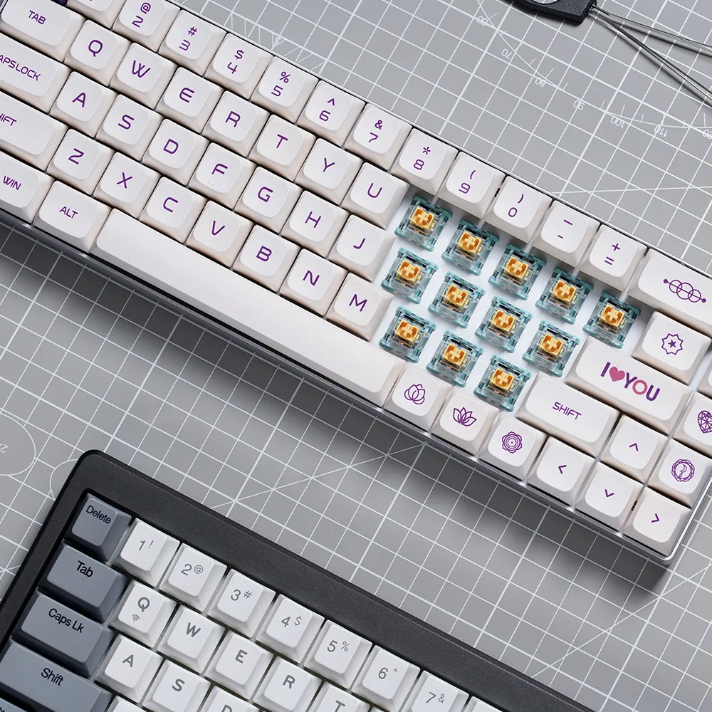 [MARVODIY] Milk Purple Keycap Set