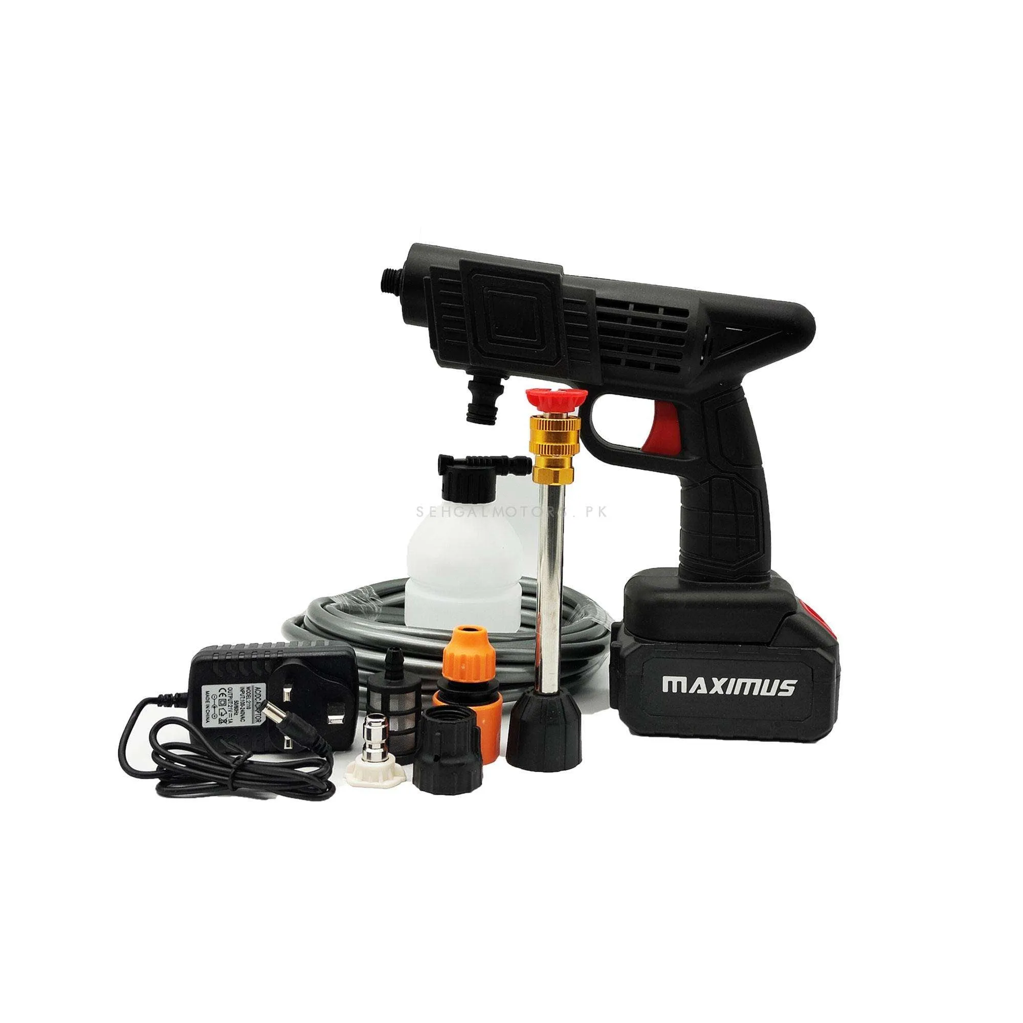 Maximus Portable Wireless High Pressure Washer Gun - Washer Spray Gun Jet