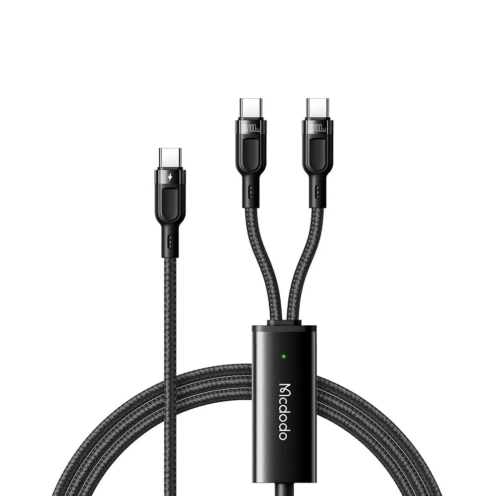 Mcdodo CA-747 | Type-C to Dual Type-C Mobile Cable | 2-in-1 Cable